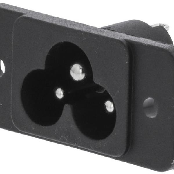 Ficha Painel Femea Tripolar (IEC - 320 - C6)