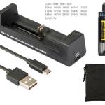 Carregador Baterias/Pilhas Multifunções Litio LI - ION - XTAR