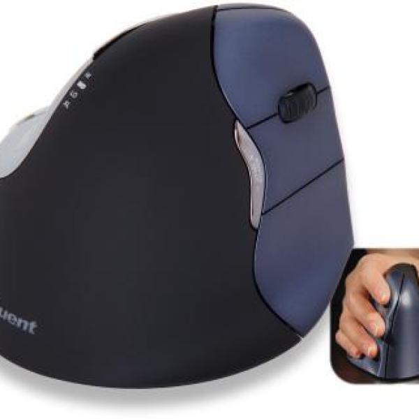 Rato Vertical Wireless Laser VM4RW (Preto) - EVOLUENT