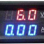 Voltimetro/Amperímetro Digital LED (4,5...100VDC / 0...10Amp)