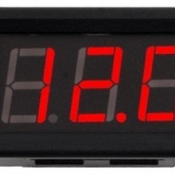 Voltimetro Digital LED Vermelho (3,5...30VDC)