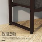 Suporte para Cabides com 3 Gavetas de Tecido Barra para Pendurar e Prateleira para Entrada Quarto 58,5x30x178 cm Castanho Rústico