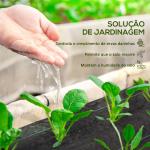 Rolo de Malha Anti - Ervas 2x50 m Malha Geotêxtil 130 g/m² para Controlo de Ervas Daninhas de Jardim Malha Anti - Ervas Preta