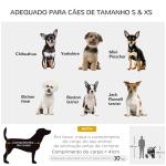Carrinho de animais de estimação dobrável com rodas Correias de segurança e cesto de armazenamento 109,5x57,5x106,5 cm Cinza e preto