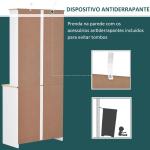 Armário de Cozinha com Prateleiras e Portas de Vidro para Pequenos Eletrodomésticos e Louças 80x37x183cm Branco