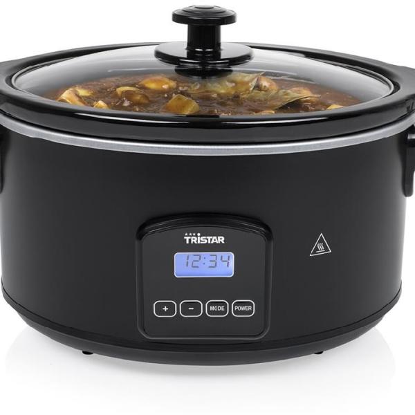 Panela de Cozedura Lenta VS - 3920 210W (Preto) - TRISTAR