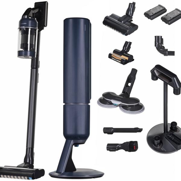 Aspirador Vertical Bespoke Jet Plus Pro Extra VS20B95973B/GE 0.5L 580W - SAMSUNG
