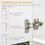 Armário de Cozinha com Prateleira Ajustável para Microondas 101x39x180 cm Branco