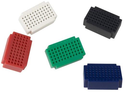 Pack 5x Mini Placas Ensaio (55 Pontos Ligação) - VELLEMAN