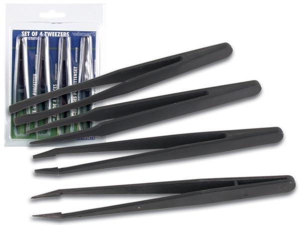 Conjunto 4 Pinças Não Condutoras - VELLEMAN