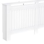 Cobertura Radiador Moderna de MDF com Prateleira Superior para Sala de Estar Dormitório Escritório 172x19x81 cm Branco