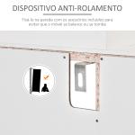 Aparador Auxiliar para Microondas Buffet de Cozinha com 2 Armários com Portas 1 Gaveta e Prateleiras de Armazenamento 90x40x120cm Branco