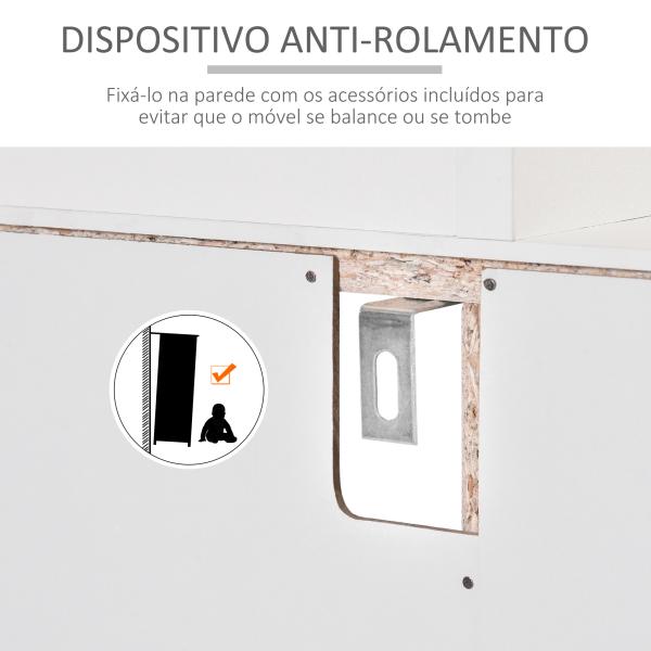 Aparador Auxiliar para Microondas Buffet de Cozinha com 2 Armários com Portas 1 Gaveta e Prateleiras de Armazenamento 90x40x120cm Branco