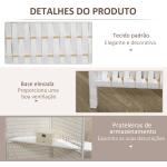 Biombo de 4 Painéis Dobrável Separador de Ambientes Divisor de Ambientes com Prateleiras 181x180cm Branco