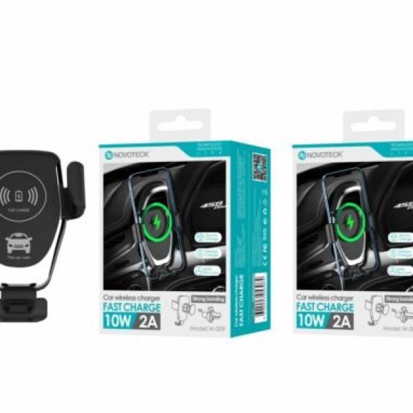 Carregador 10W Wireless Automóvel W-009