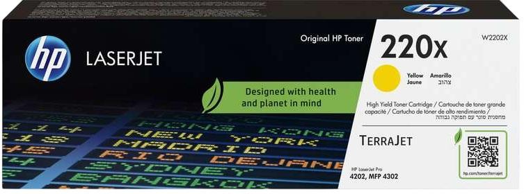 Toner 220X Original (Amarelo) - HP