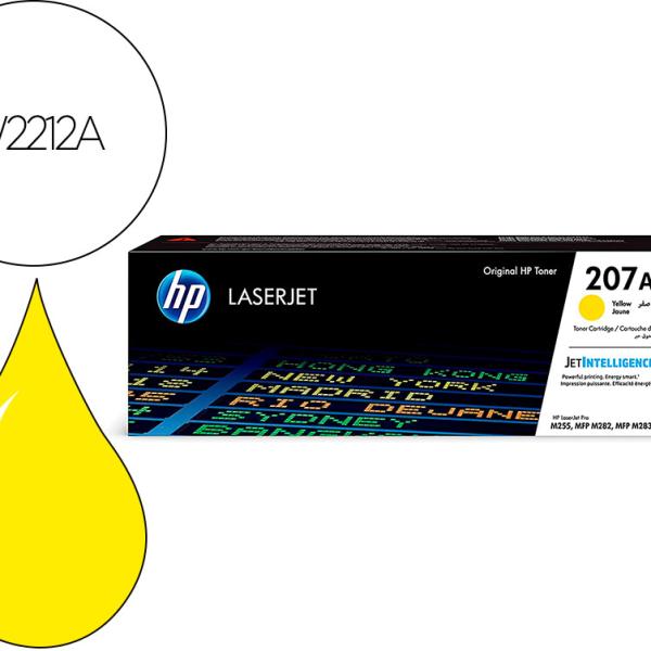 Toner Original HP nº207A Amarelo — Recondicionado