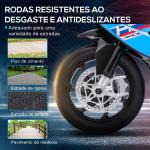 Mota Elétrica BMW HP4 com Música USB Velocidade 2,5km/h Avance e Retrocesso 82,5x42x54cm Vermelha