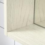 Armário de Casa de Banho com Espelho Móvel para Casa de Banho Estilo Moderno 63x15x65 cm Branco