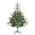 Árvore de Natal Artificial 150 cm com 492 Ramos Densos e Suporte Metálico Dobrável para Interior Verde