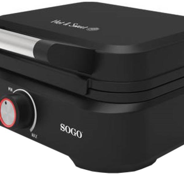 Máquina de Waffles 1500W (Preto) - SOGO