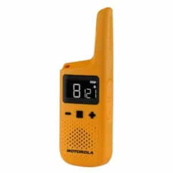 Walkie Talkie Motorola T72 - 16 Canais 8Km IP54 Pack 2 Recondicionado