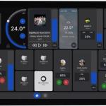 Ecrã Touch 10.1 p/ Controlo c/ Relé 1500W + Wi - Fi 6/BT 5.4 (Preto) - Shelly Wall Display XL