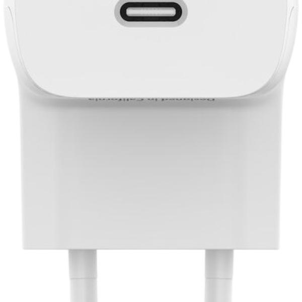 Carregador BoostCharge USB - C 20W + Cabo USB - C - Lightning (Branco) - BELKIN