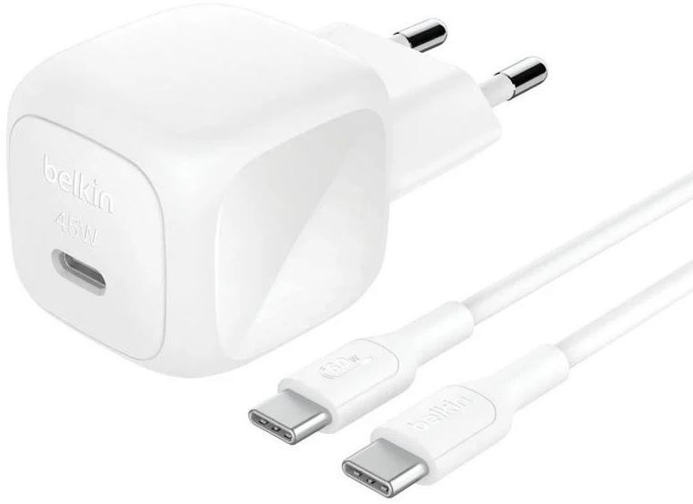 Carregador Boost Charge 45W c/ Cabo USB - C (1x USB - C) - BELKIN