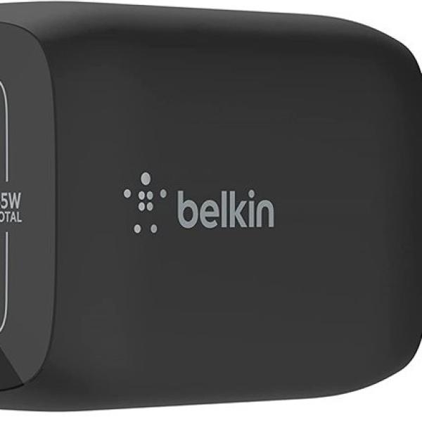 Carregador Duplo USB - C 65W (Preto) - BELKIN