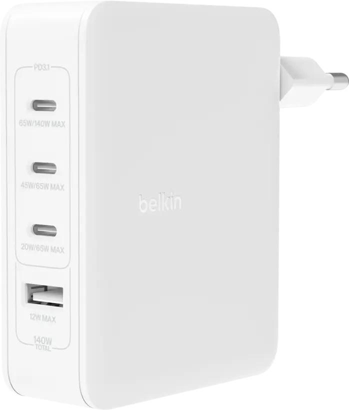 Carregador BoostCharge 3x USB - C / USB - A 140W (Branco) - BELKIN