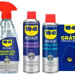 PACK BIKER (Desengordurante Spray 500ml + Lubrificante Correntes Total 250ml + Limpeza Total 500ml)