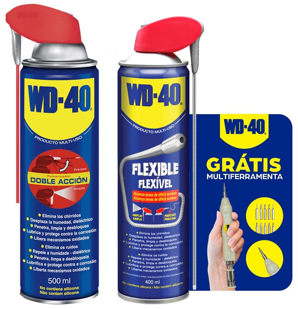 PACK LOVER WD - 40 (Produto Multi - Uso Dupla Ação Spray 500ml + Produto Multi - Uso Flexível 400ml)