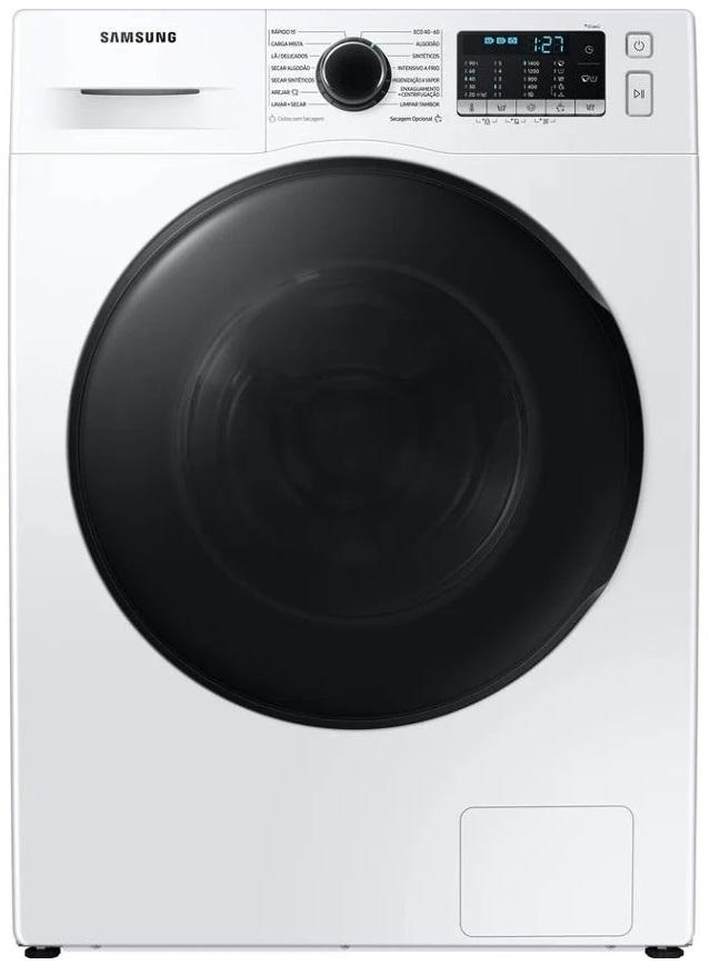 Máquina de Lavar e Secar Roupa WD80TA046BE 8Kg / 5Kg 1400Rpm B (Branco) - SAMSUNG