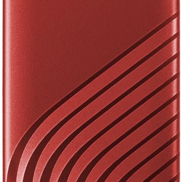 Disco Externo 2.5 2TB USB 3.2 My Passport (Vermelho) - WESTERN DIGITAL