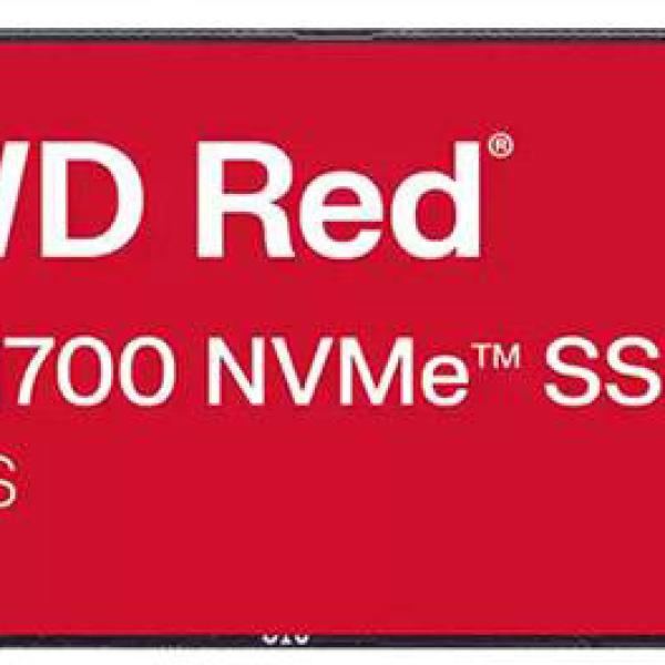 SSD M.2 2280 WD Red SN700 1TB NVMe PCIe Gen 3.0x4 - WESTERN DIGITAL