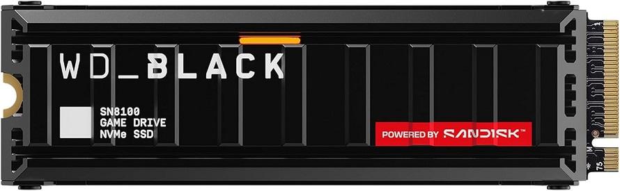 Disco SSD M.2 WD_BLACK SN8100 NVMe 1TB PCI Express 5.0 TLC 3D NAND c/ Dissipador de Calor - SANDISK