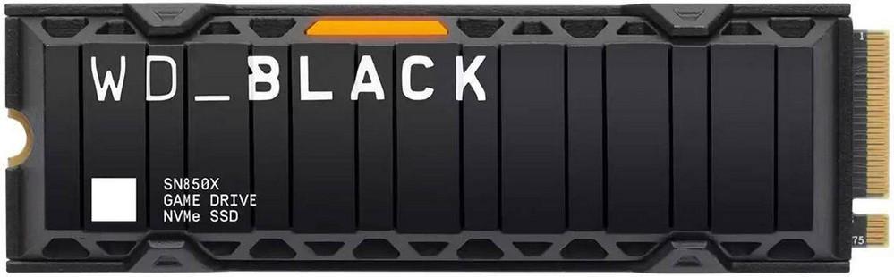 SSD M.2 2280 WD Black SN850X 4TB c/ Heatsink 3D NAND NVMe PCIe Gen 4.0x4 - WESTERN DIGITAL