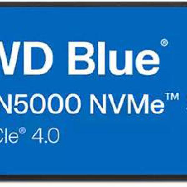 SSD M.2 2280 WD Blue SN5000 4TB TLC NVMe PCIe Gen 4.0x4 - WESTERN DIGITAL