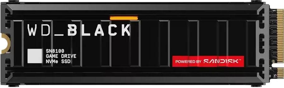 SSD M.2 2280 WD Black SN8100 8TB c/ Heatsink TLC NAND NVMe PCIe Gen 5.0x4 - SANDISK