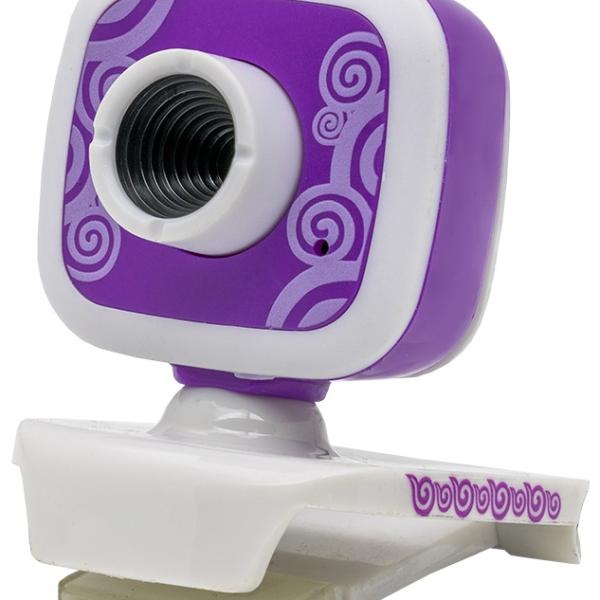 WebCam 32MP HD (Branco/Rosa)