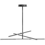 Candeeiro Suspenso Moderno Candeeiro de Teto LED com Ângulo de Luz Ajustável Pantalla de Acrílico Ø100x79 cm Preto