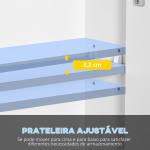 Armário Casa de Banho com Espelho e Luzes LED Armário com Espelho Casa de Banho com Prateleiras Ajustáveis e USB 90x15x75 cm Branco