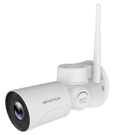 Câmara IP Wi - Fi PTZ Motorizada HD c/ Detecção Movimento e Gravação microSD (Interior/Exterior)
