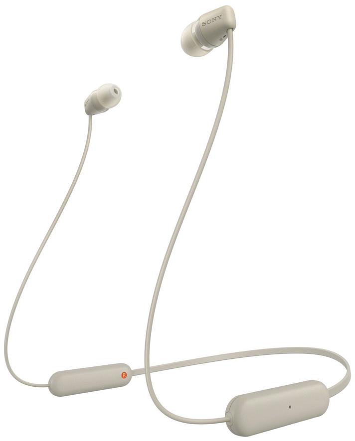 Auriculares Bluetooth WI - C100 (Bege) - SONY