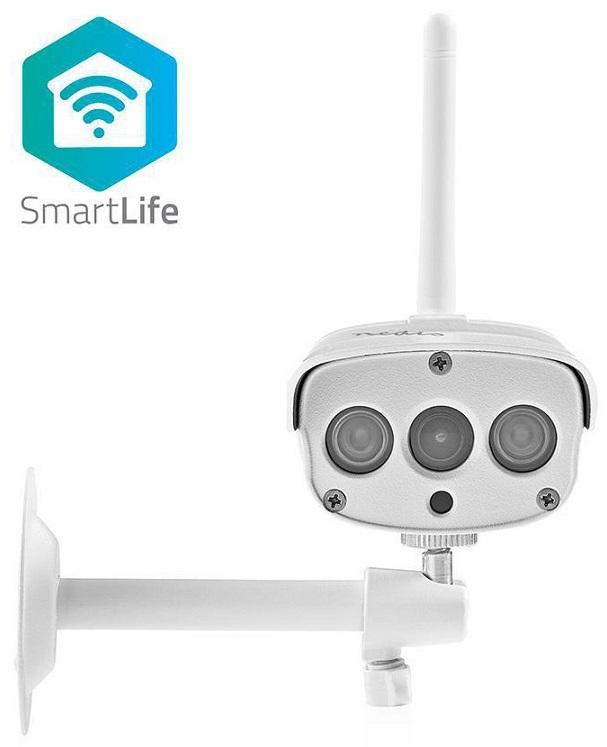 Câmara Vigilância IP SmartLife Wi - Fi Full HD 1080p 3,6mm IR 15m (IP67) - NEDIS