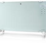 Aquecedor Convecção Inteligente Wi - Fi 2000W Vidro c/ Comando Chão/Parede SmartLife (Branco) - NEDIS