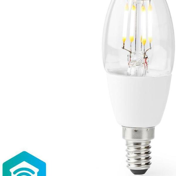 Lâmpada LED Inteligente Filamento E14 Wi - Fi 5W 400Lm 2700K - NEDIS