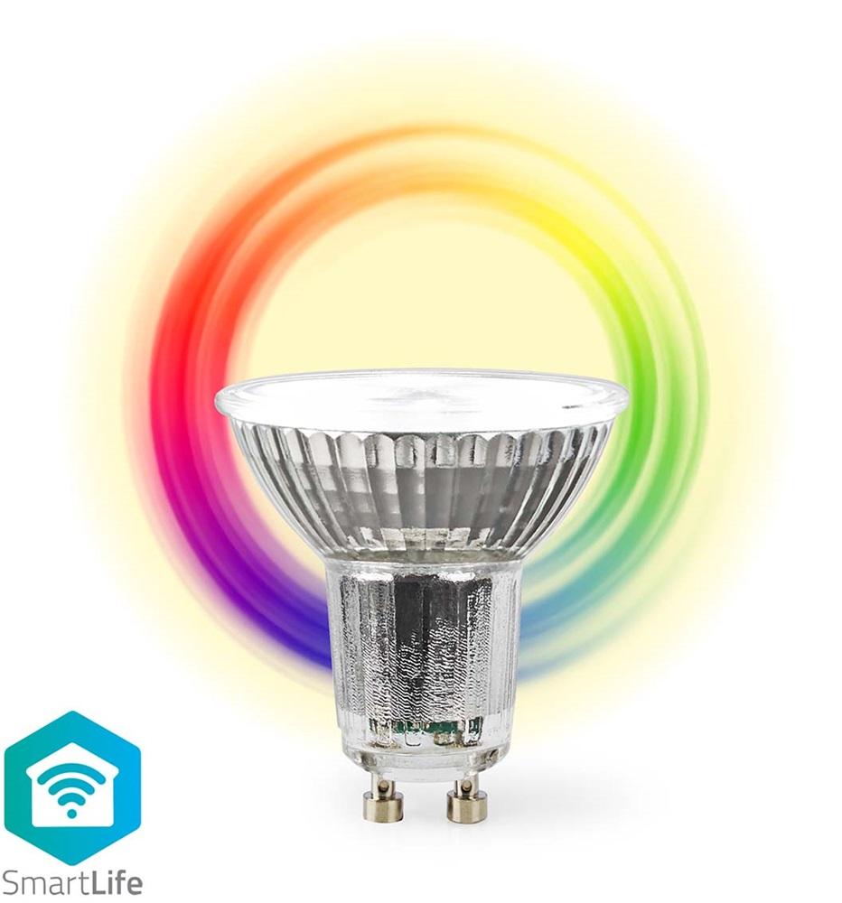 Lâmpada LED SmartLife GU10 Wi - Fi 220V 5W 2700K ~ 6500K 345lm - NEDIS