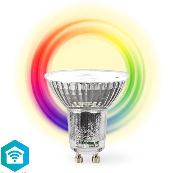Lâmpada LED SmartLife GU10 Wi - Fi 220V 5W 2700K ~ 6500K 345lm - NEDIS